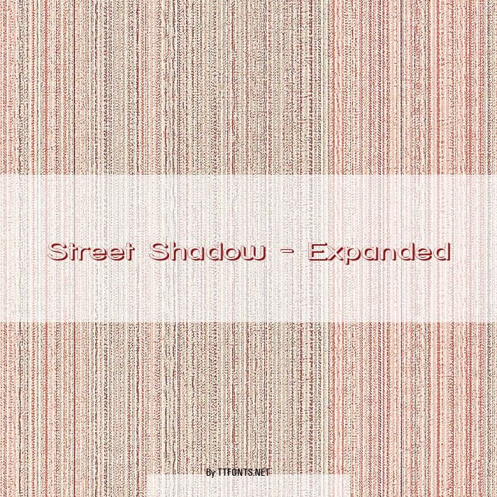 Street Shadow - Expanded example
